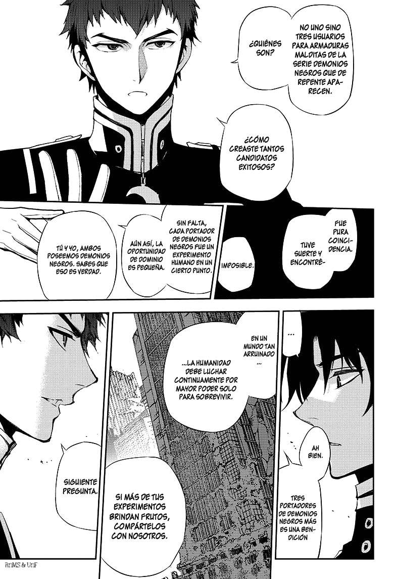 Owari no Seraph Capitulo 23: Ambición en el Ejército Demoníaco página 19