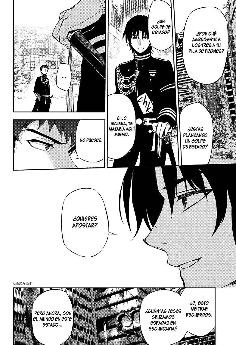 Owari no Seraph Capitulo 23: Ambición en el Ejército Demoníaco página 20