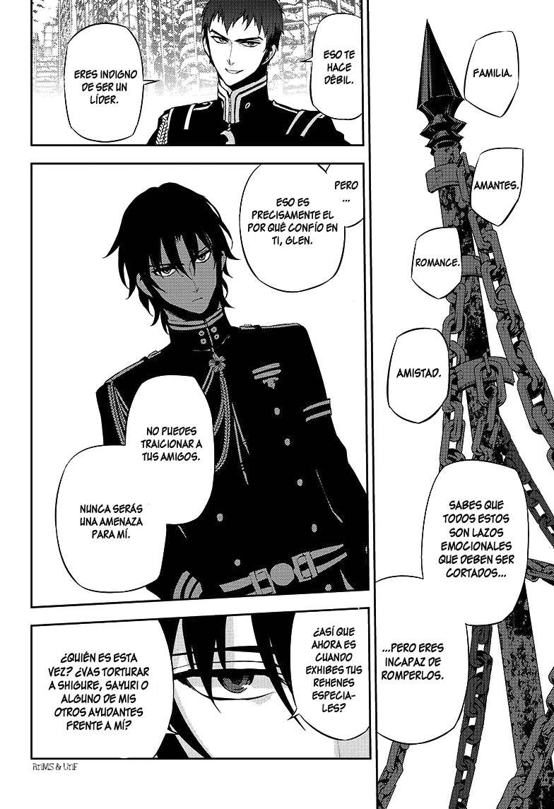 Owari no Seraph Capitulo 23: Ambición en el Ejército Demoníaco página 22