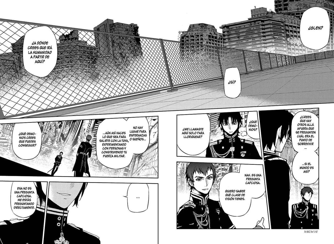 Owari no Seraph Capitulo 23: Ambición en el Ejército Demoníaco página 24