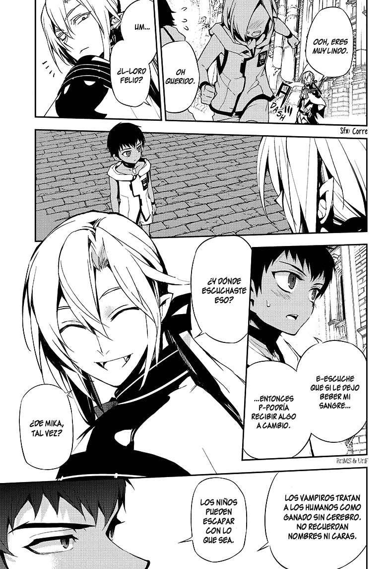 Owari no Seraph Capitulo 23: Ambición en el Ejército Demoníaco página 32