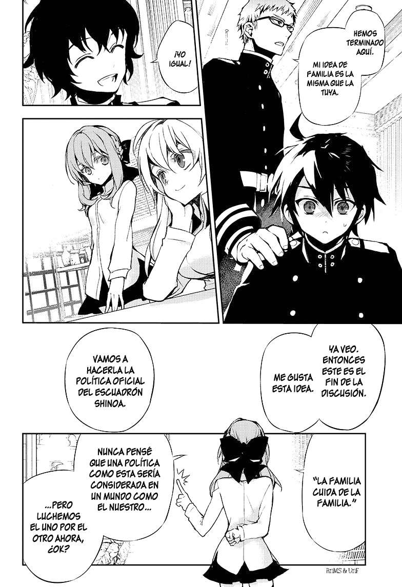 Owari no Seraph Capitulo 23: Ambición en el Ejército Demoníaco página 39