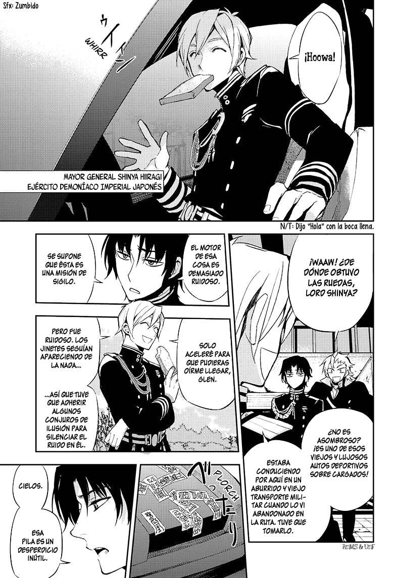 Owari no Seraph Capitulo 24: Las órdenes del Demonio de la Luna página 27