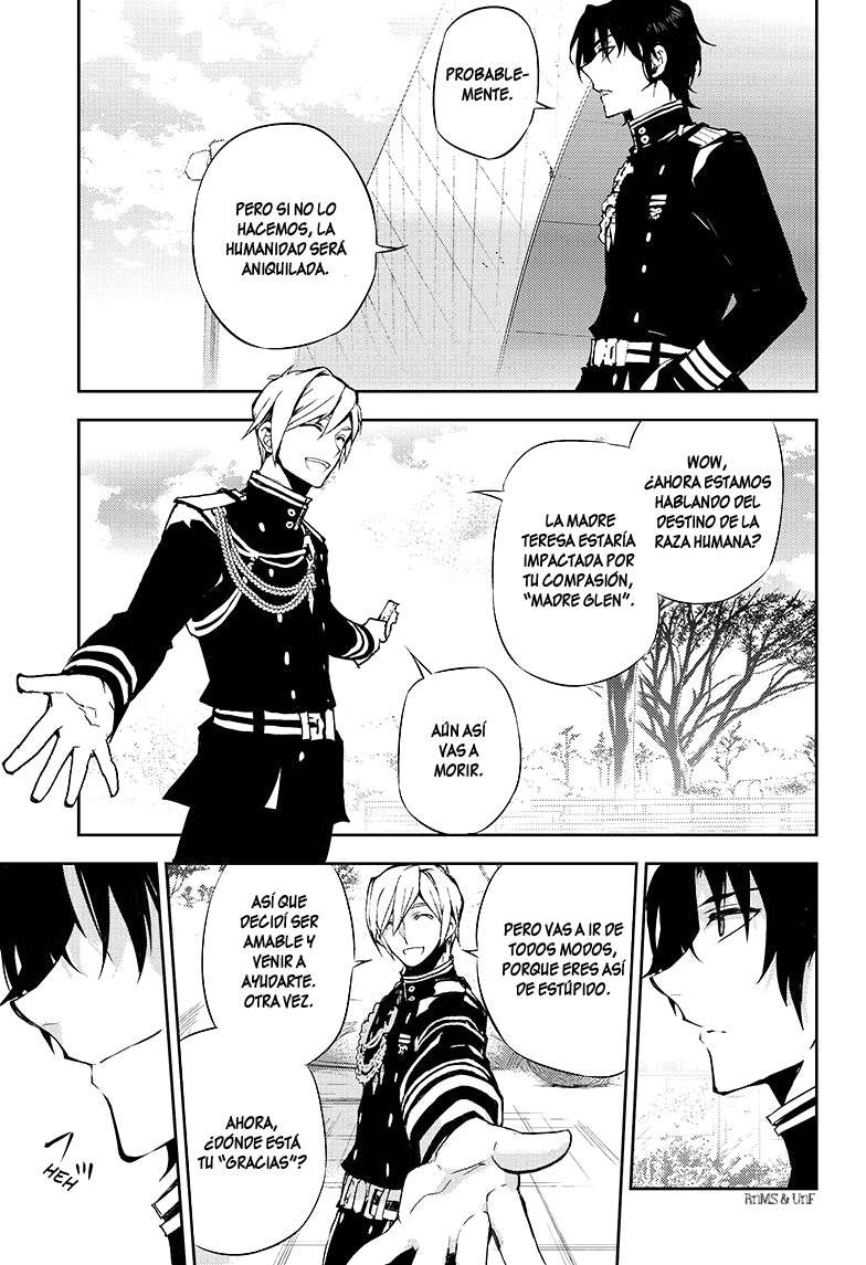 Owari no Seraph Capitulo 24: Las órdenes del Demonio de la Luna página 29