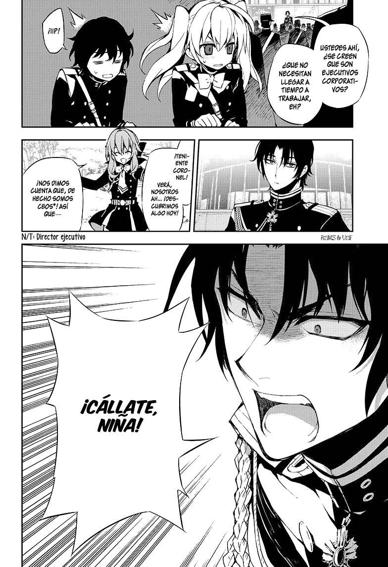 Owari no Seraph Capitulo 24: Las órdenes del Demonio de la Luna página 35
