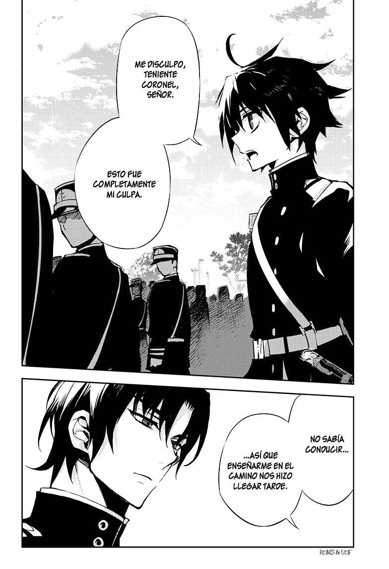 Owari no Seraph Capitulo 24: Las órdenes del Demonio de la Luna página 37