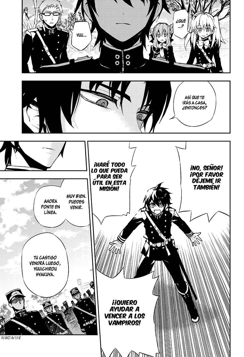 Owari no Seraph Capitulo 24: Las órdenes del Demonio de la Luna página 38