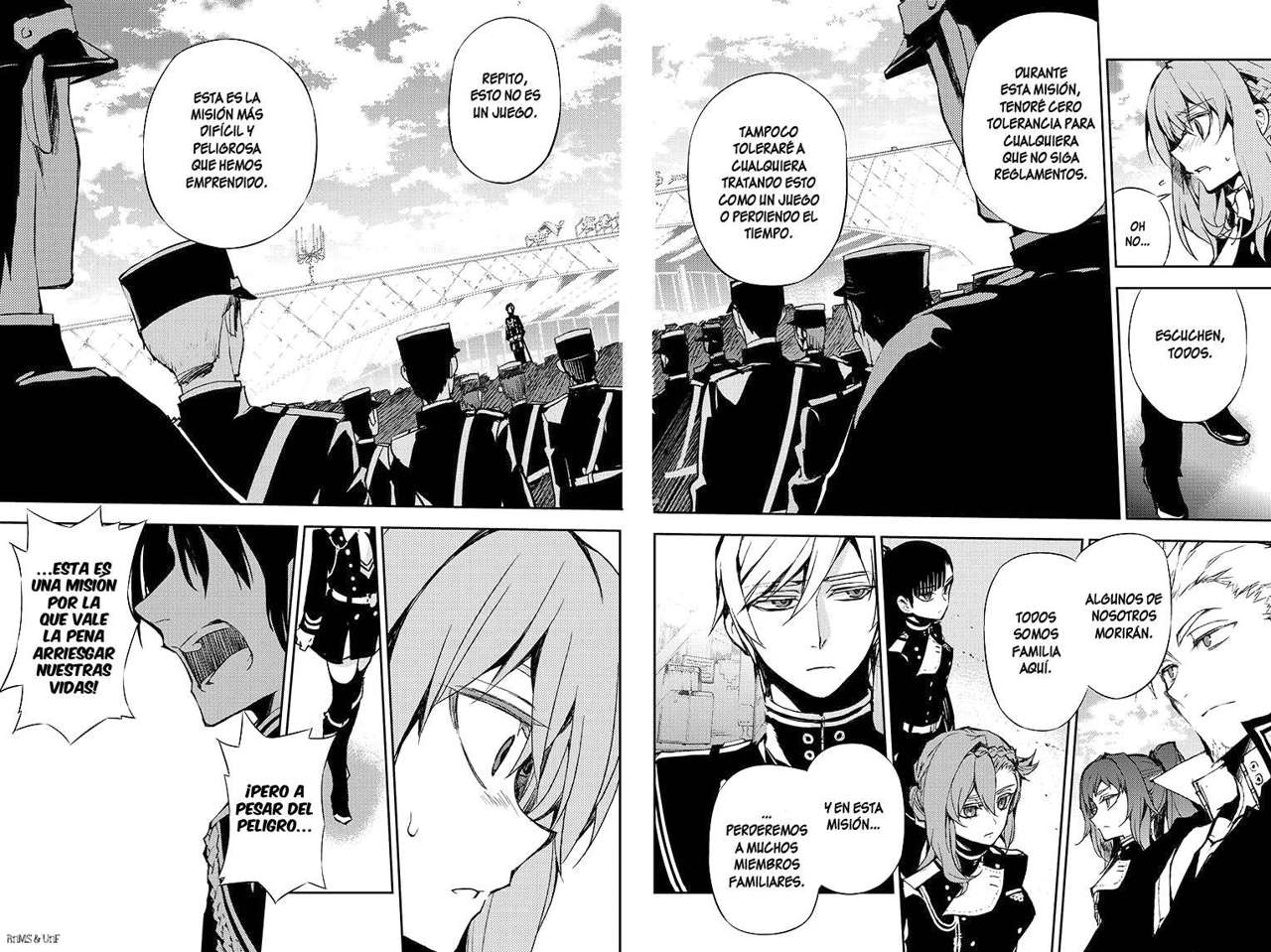 Owari no Seraph Capitulo 24: Las órdenes del Demonio de la Luna página 39