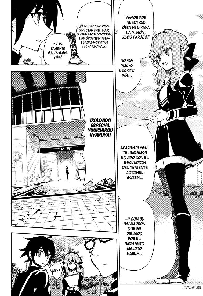 Owari no Seraph Capitulo 25: Narumi y el Yuu de 20 años página 12