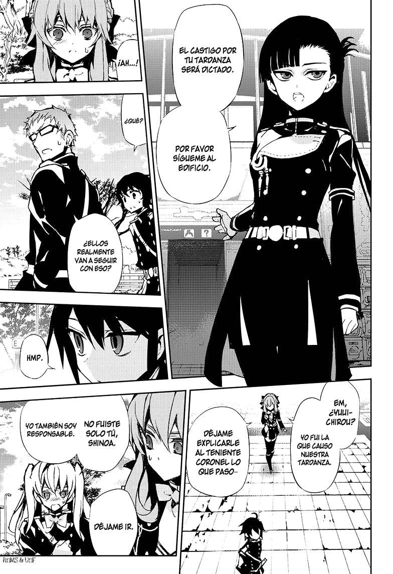 Owari no Seraph Capitulo 25: Narumi y el Yuu de 20 años página 13