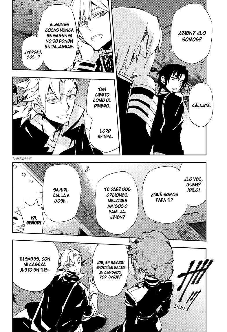 Owari no Seraph Capitulo 25: Narumi y el Yuu de 20 años página 17