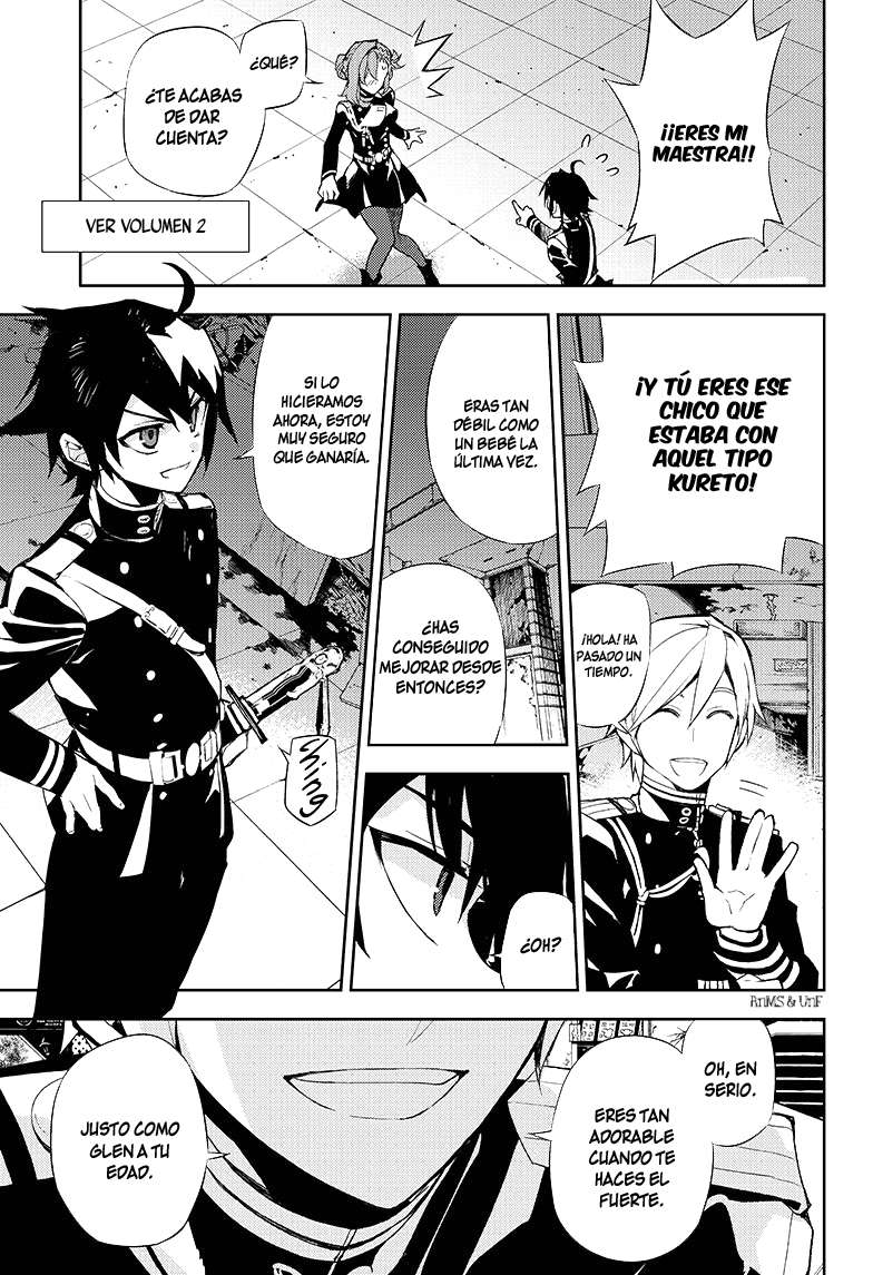 Owari no Seraph Capitulo 25: Narumi y el Yuu de 20 años página 22