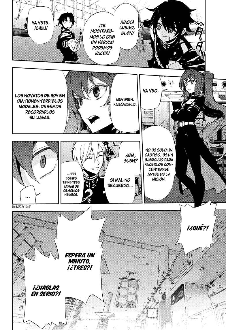 Owari no Seraph Capitulo 25: Narumi y el Yuu de 20 años página 32