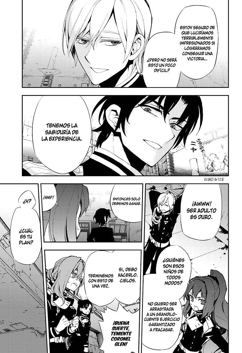Owari no Seraph Capitulo 25: Narumi y el Yuu de 20 años página 33