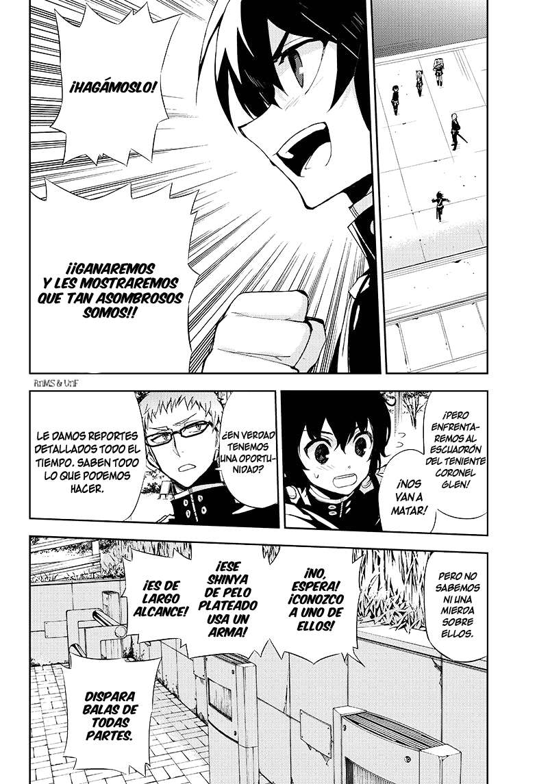 Owari no Seraph Capitulo 25: Narumi y el Yuu de 20 años página 34