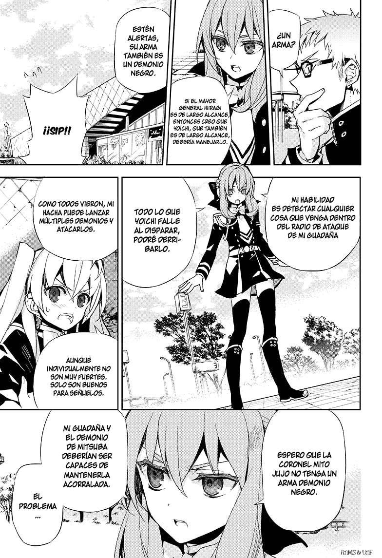 Owari no Seraph Capitulo 25: Narumi y el Yuu de 20 años página 35