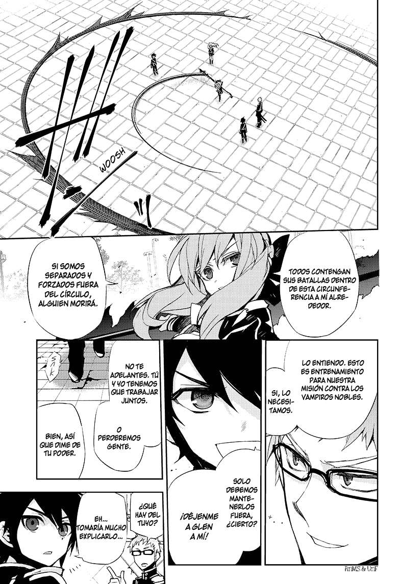Owari no Seraph Capitulo 25: Narumi y el Yuu de 20 años página 37