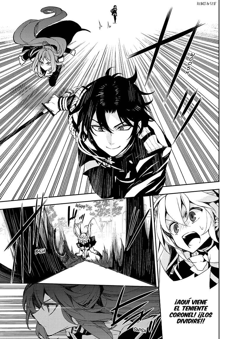 Owari no Seraph Capitulo 25: Narumi y el Yuu de 20 años página 42