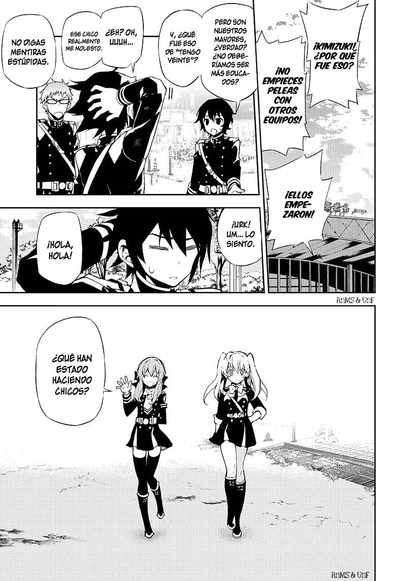 Owari no Seraph Capitulo 25: Narumi y el Yuu de 20 años página 9