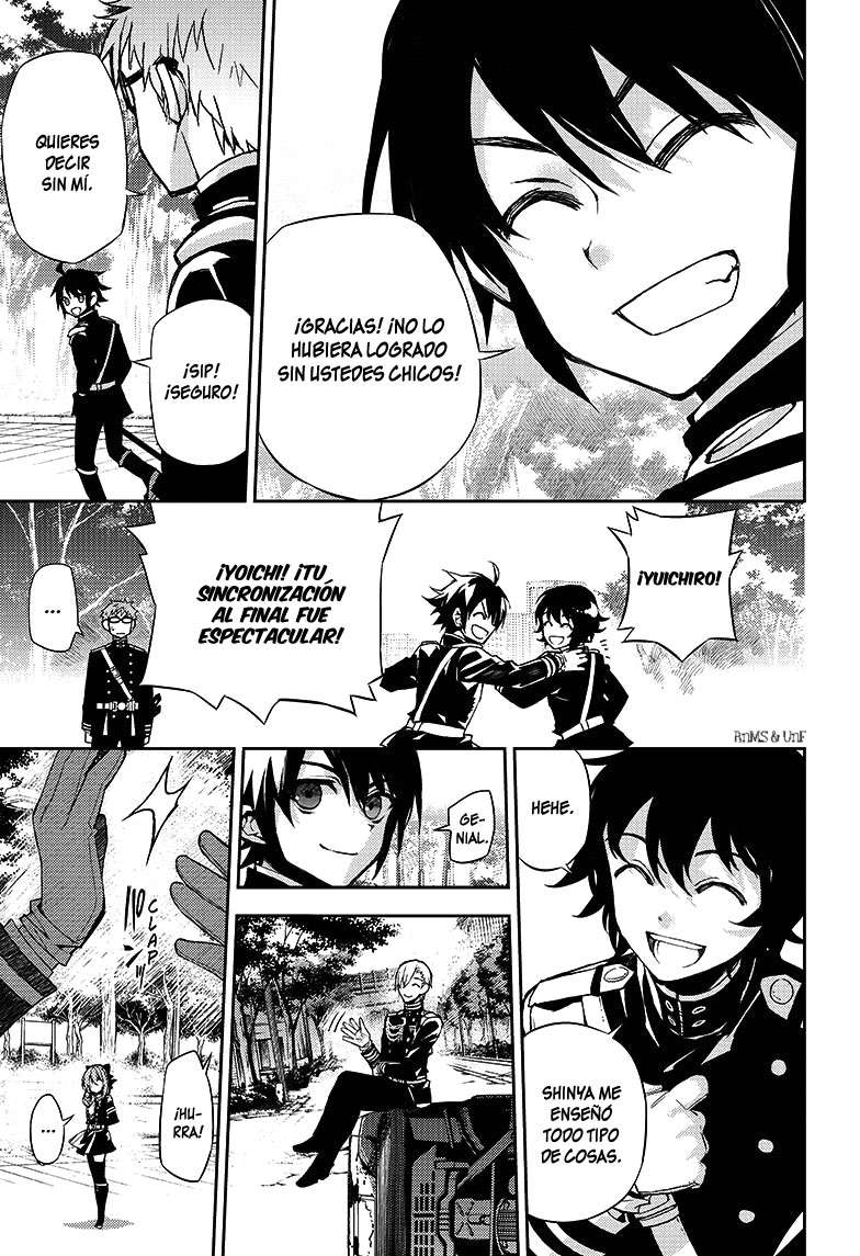 Owari no Seraph Capitulo 28: Revuelta del ganado página 28