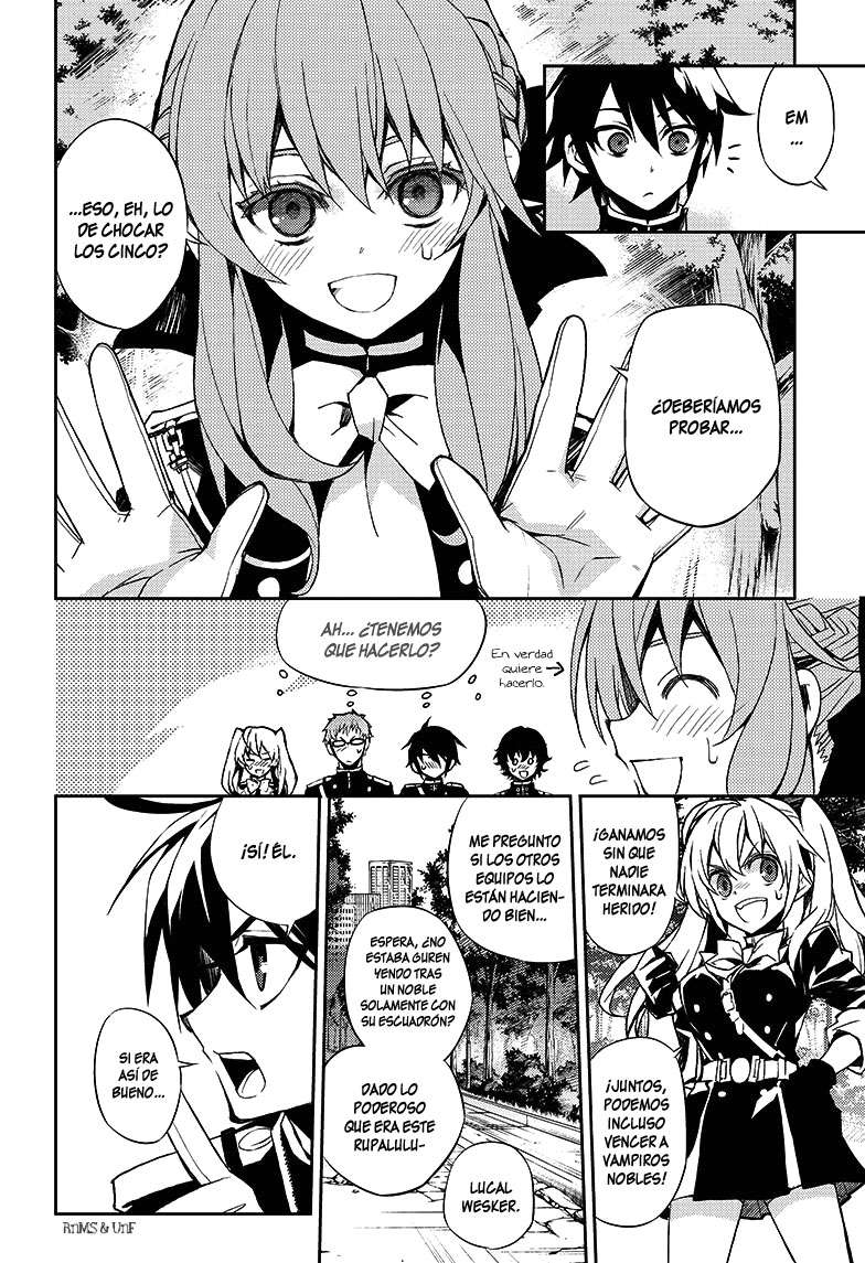 Owari no Seraph Capitulo 28: Revuelta del ganado página 29