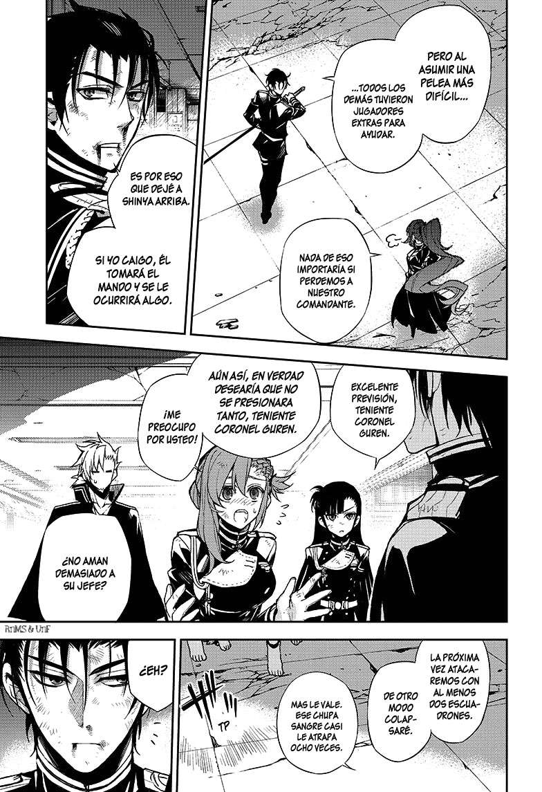 Owari no Seraph Capitulo 28: Revuelta del ganado página 33