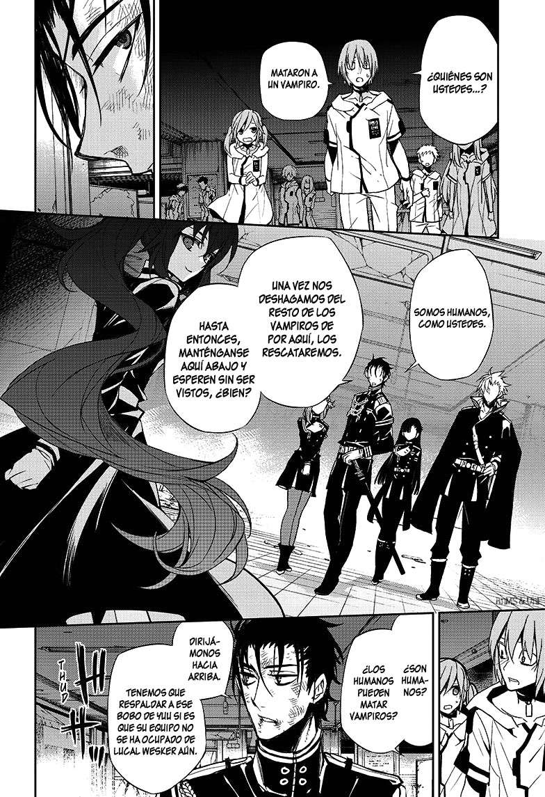 Owari no Seraph Capitulo 28: Revuelta del ganado página 34