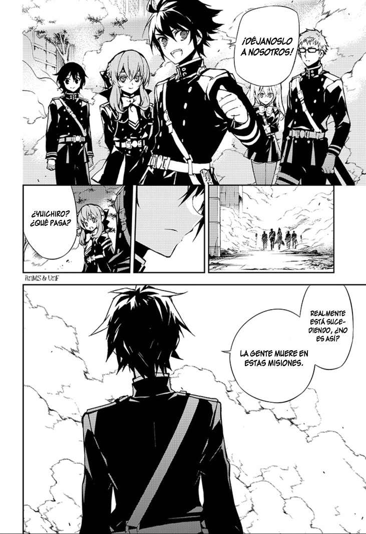 Owari no Seraph Capitulo 29: ¿Quién mueve los hilos? página 22