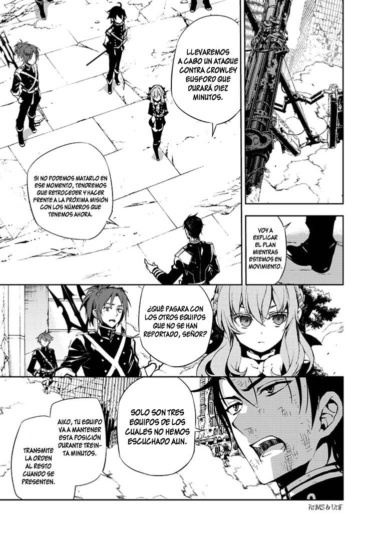 Owari no Seraph Capitulo 29: ¿Quién mueve los hilos? página 35