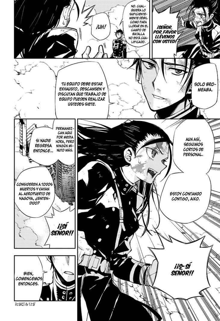 Owari no Seraph Capitulo 29: ¿Quién mueve los hilos? página 36