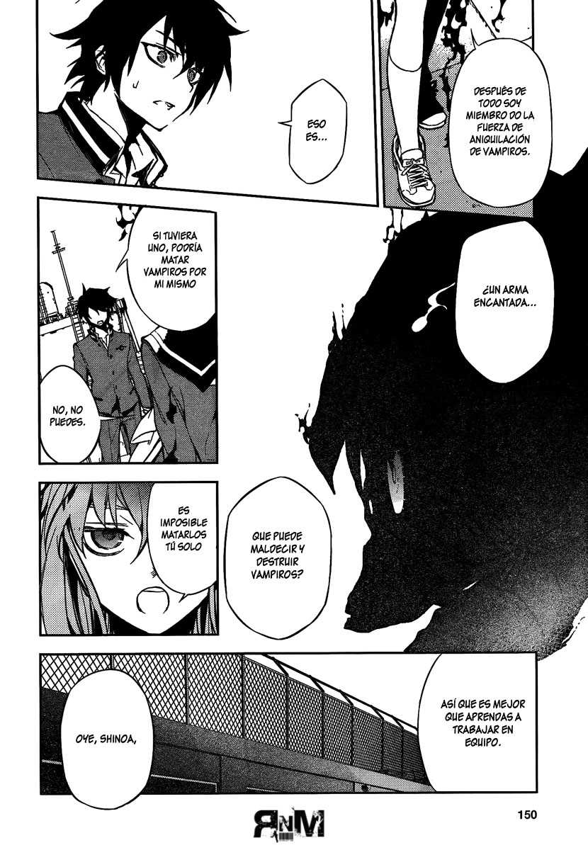 Owari no Seraph Capitulo 3: El demonio habitando en tu corazón página 13