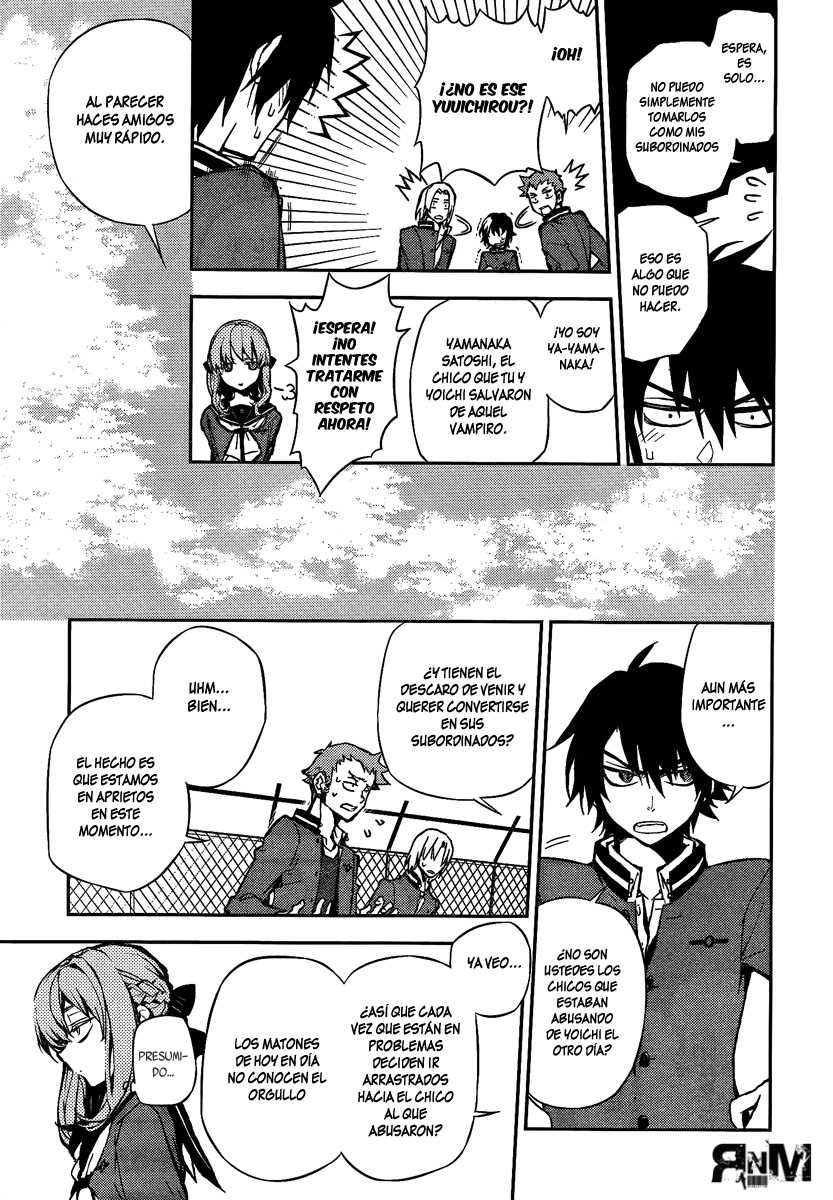 Owari no Seraph Capitulo 3: El demonio habitando en tu corazón página 18