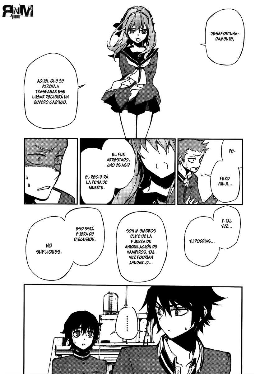 Owari no Seraph Capitulo 3: El demonio habitando en tu corazón página 20