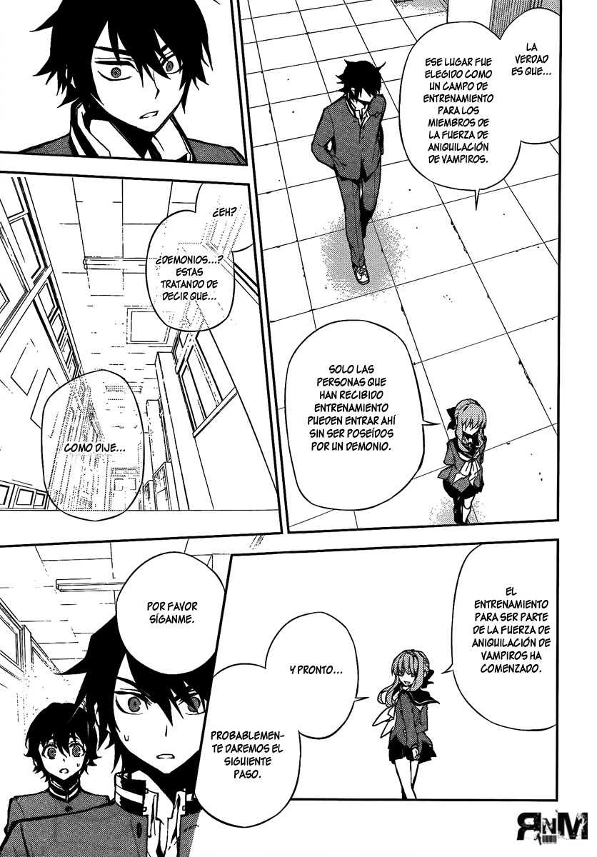 Owari no Seraph Capitulo 3: El demonio habitando en tu corazón página 22