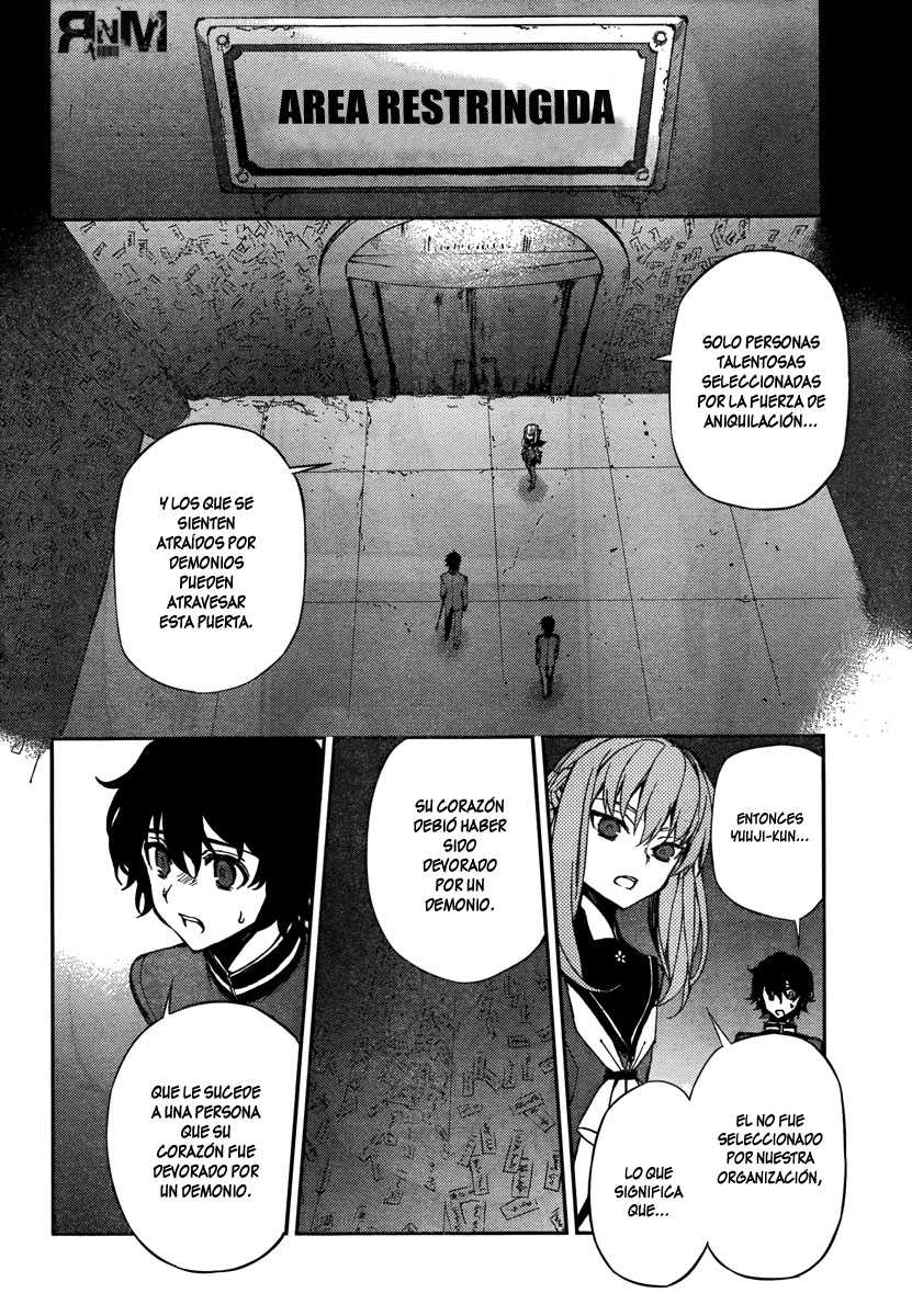 Owari no Seraph Capitulo 3: El demonio habitando en tu corazón página 25