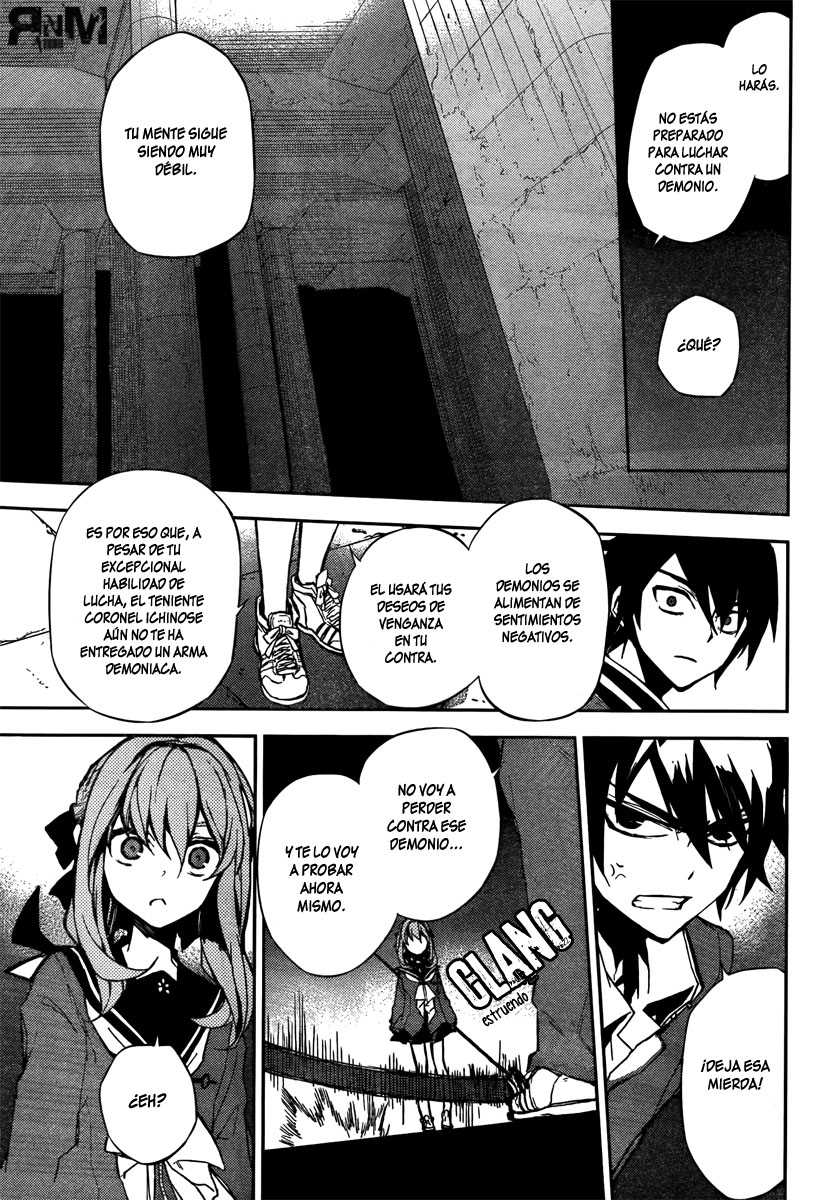 Owari no Seraph Capitulo 3: El demonio habitando en tu corazón página 33
