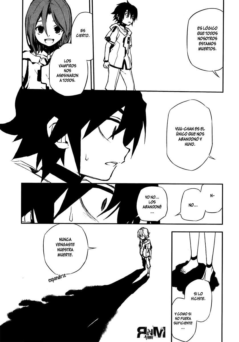 Owari no Seraph Capitulo 3: El demonio habitando en tu corazón página 37
