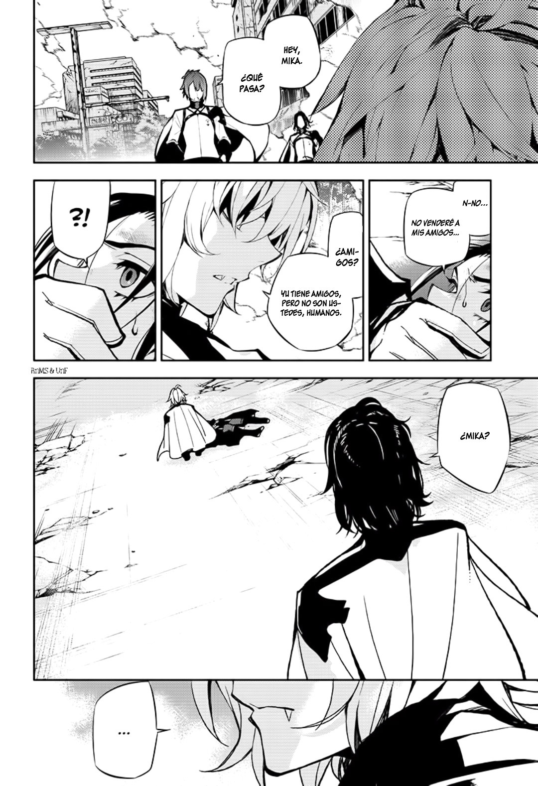 Owari no Seraph Capitulo 30: Espada de la justicia página 13