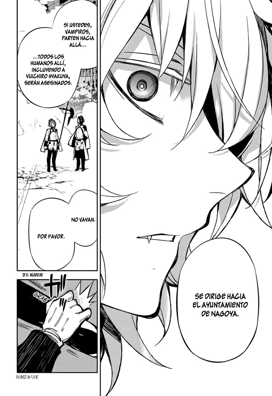 Owari no Seraph Capitulo 30: Espada de la justicia página 19