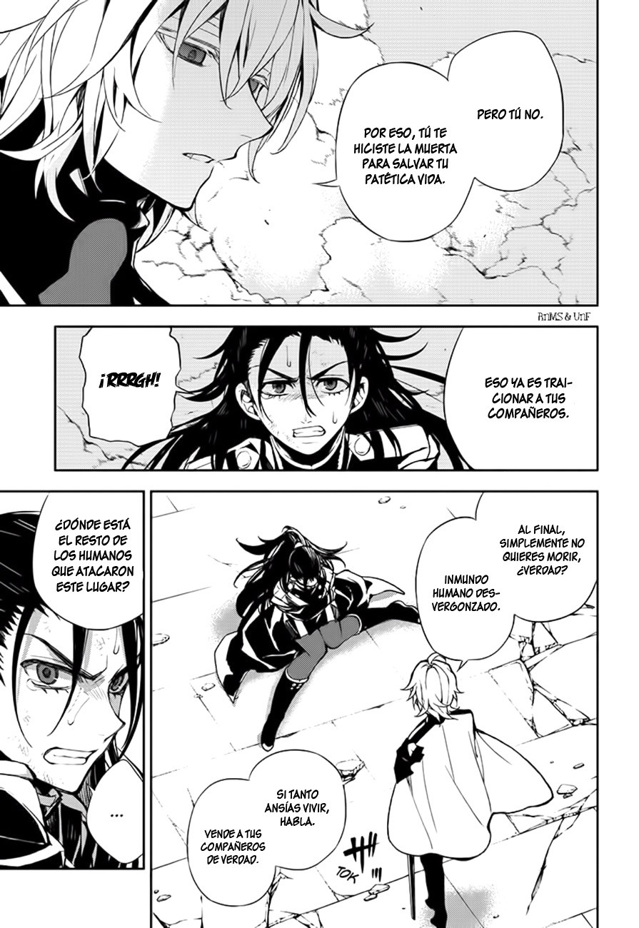 Owari no Seraph Capitulo 30: Espada de la justicia página 22