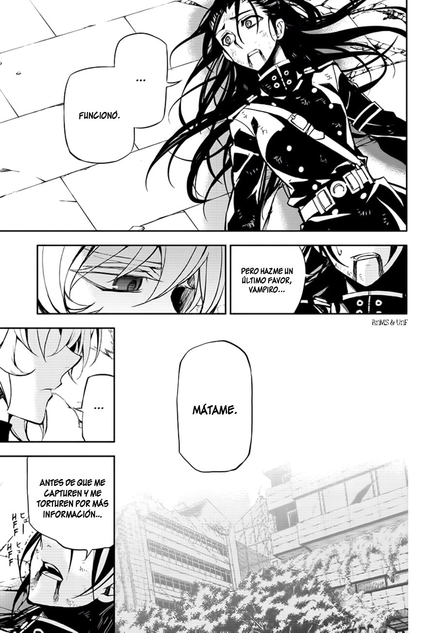Owari no Seraph Capitulo 30: Espada de la justicia página 26