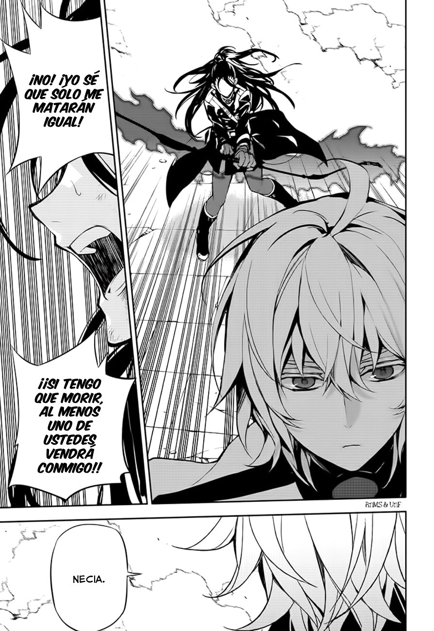 Owari no Seraph Capitulo 30: Espada de la justicia página 28