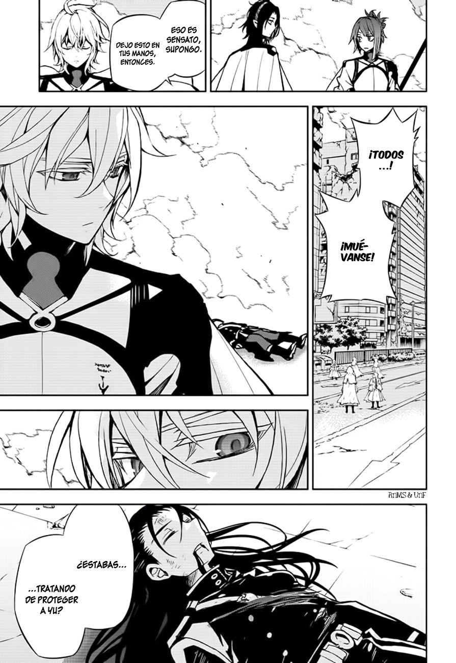 Owari no Seraph Capitulo 30: Espada de la justicia página 33