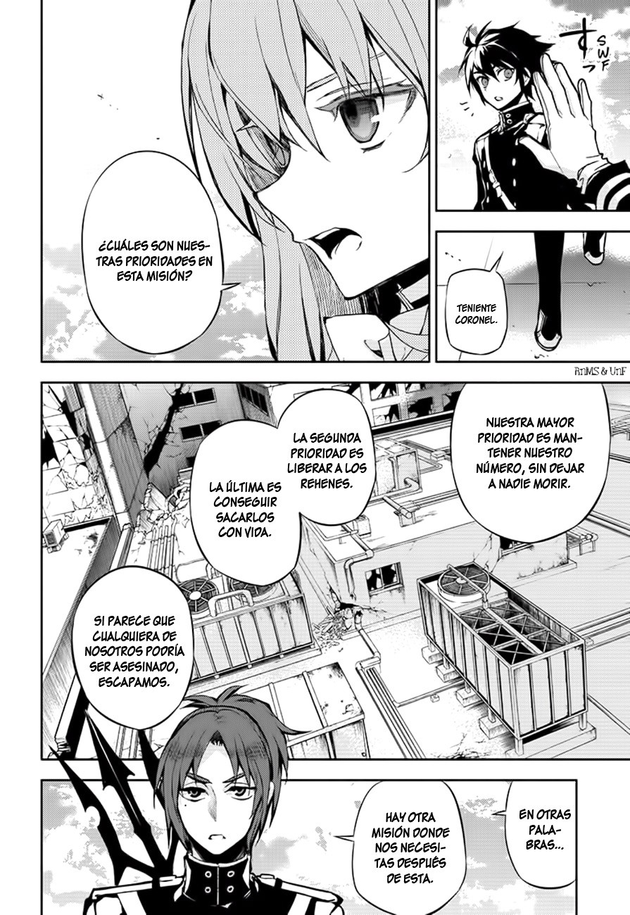 Owari no Seraph Capitulo 30: Espada de la justicia página 40