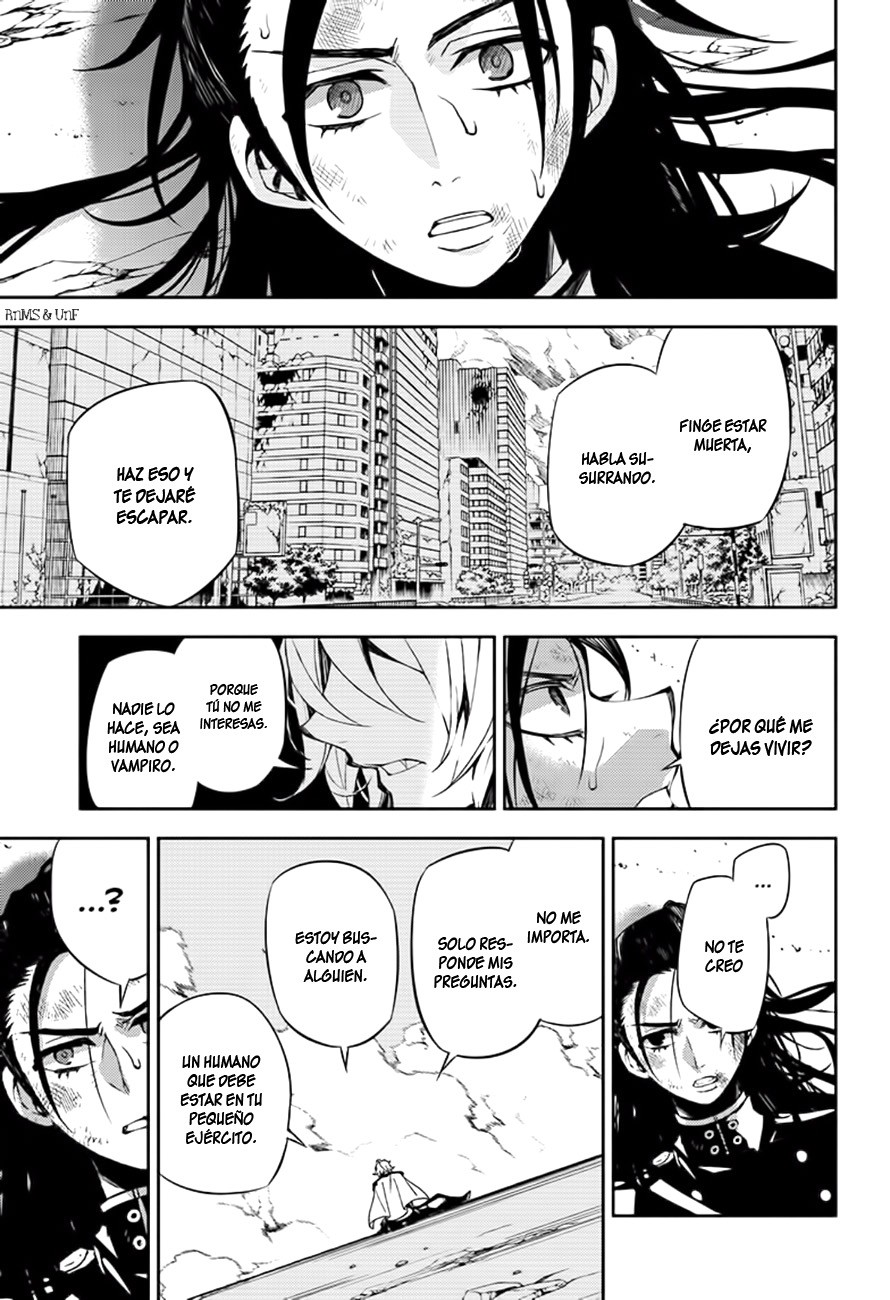 Owari no Seraph Capitulo 30: Espada de la justicia página 9