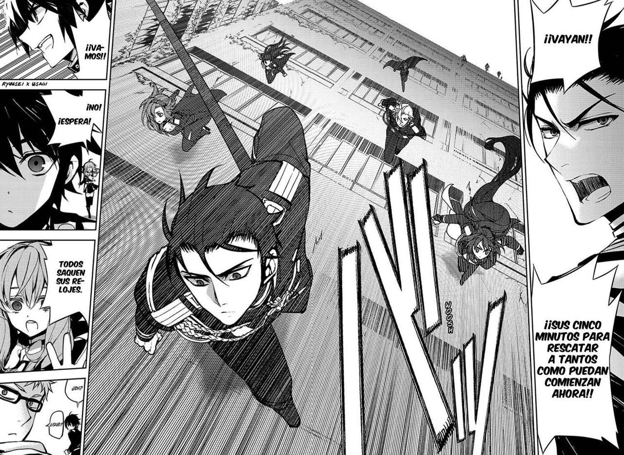 Owari no Seraph Capitulo 31: Shinya y Guren página 22