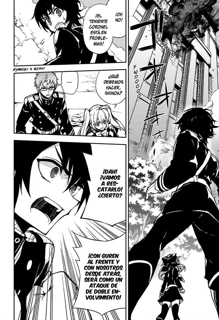 Owari no Seraph Capitulo 31: Shinya y Guren página 37