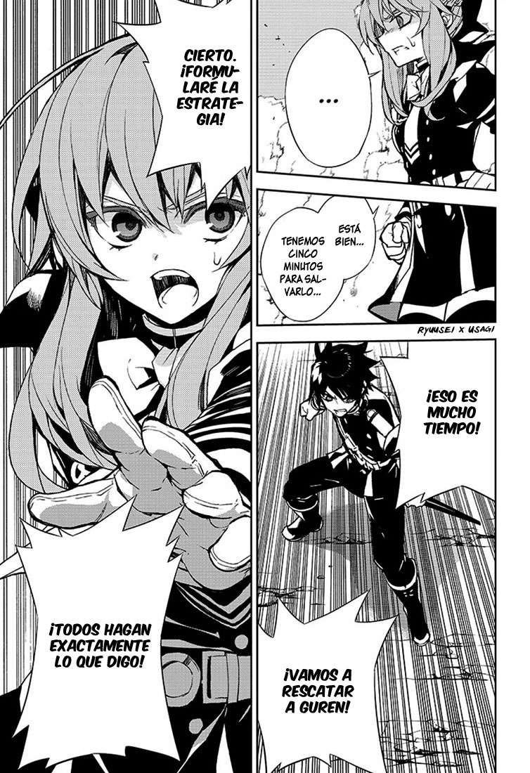 Owari no Seraph Capitulo 31: Shinya y Guren página 38