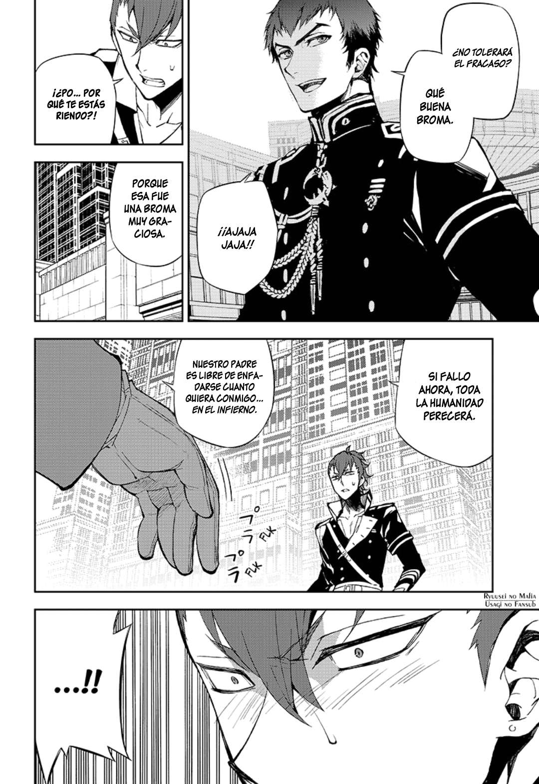 Owari no Seraph Capitulo 32: Crowley toma el control página 12