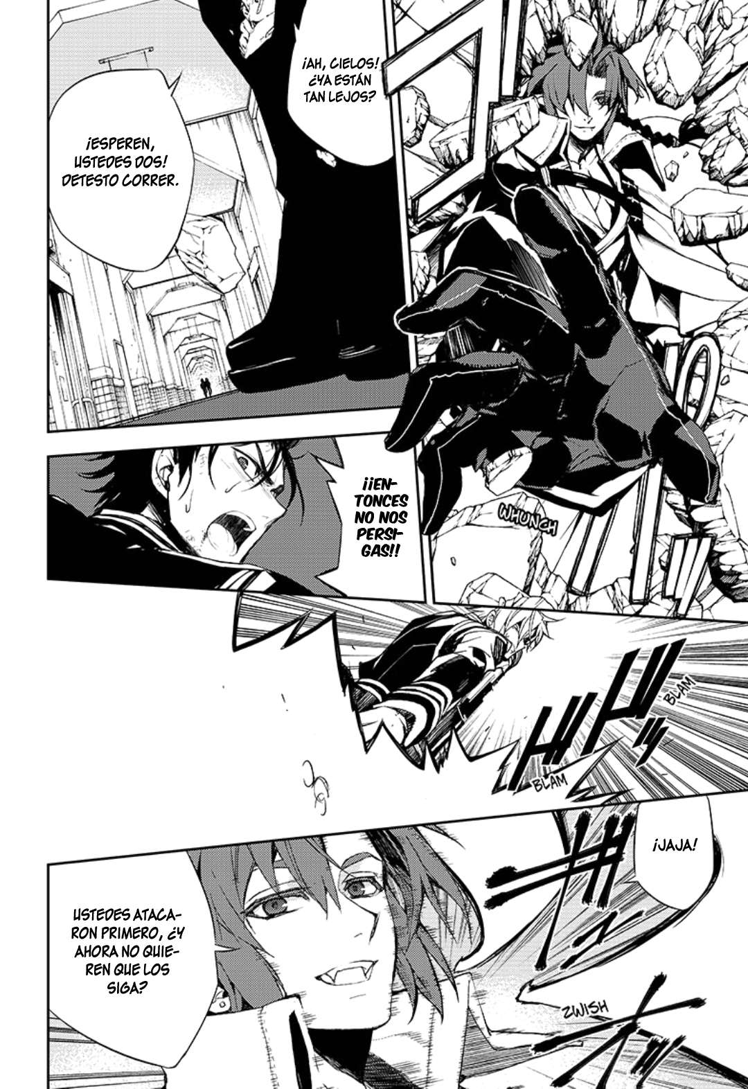 Owari no Seraph Capitulo 32: Crowley toma el control página 28